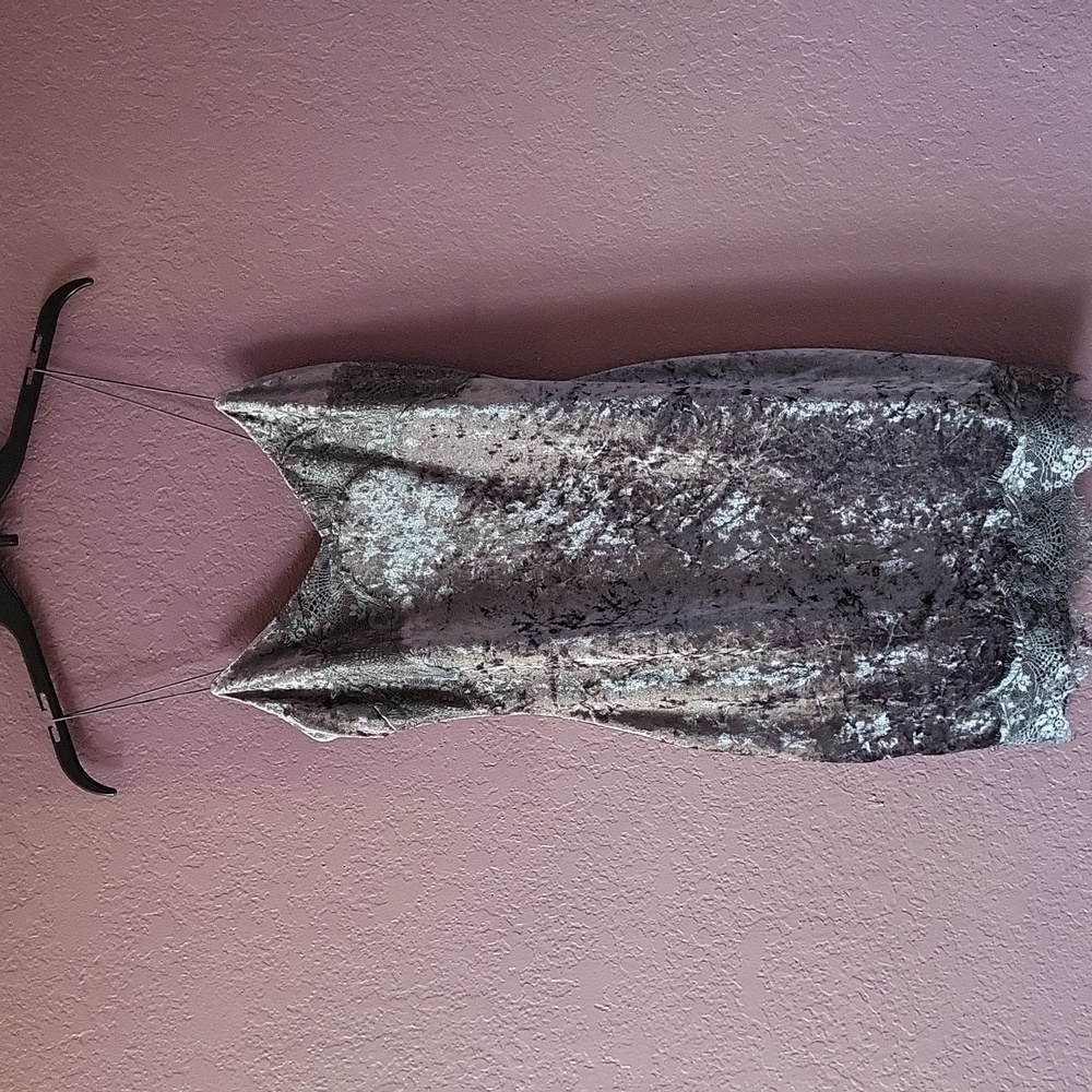 Guess Velvet Strap Dress